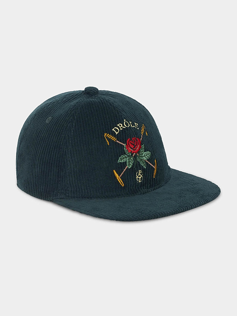 Кепка VELOURS DROLE ROSE (размер one size, цвет Зеленый)