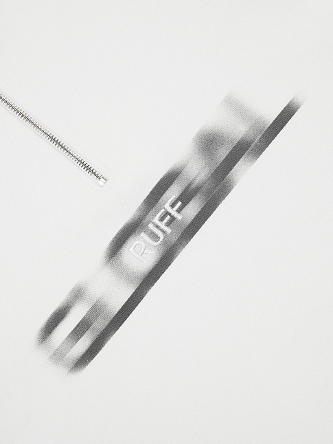 Толстовка на молнии (размер M, цвет Белый)