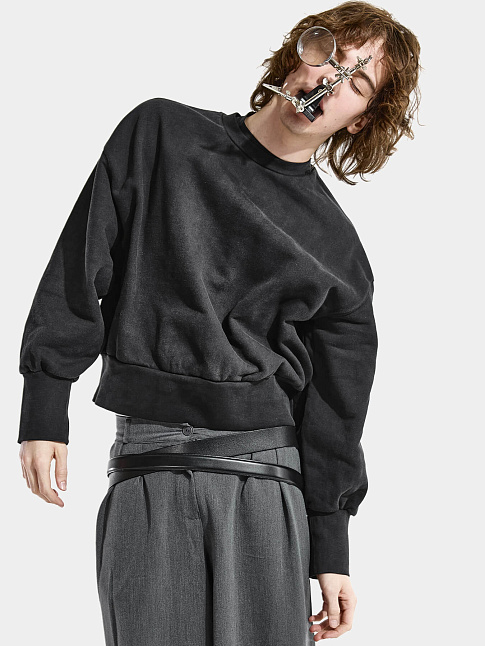 Свитшот PERFECT VINTAGE (размер XL, цвет Черный)