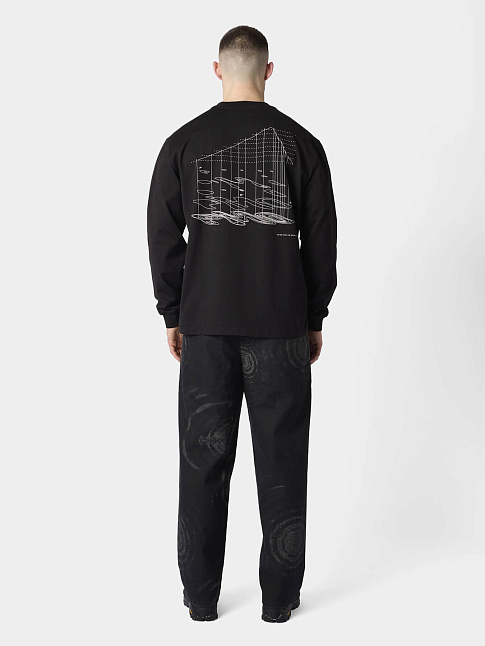 Лонгслив MAP PROJECTION (размер M, цвет Черный)