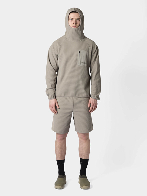 Худи WAFFLE BALACLAVA (размер L, цвет Серый)
