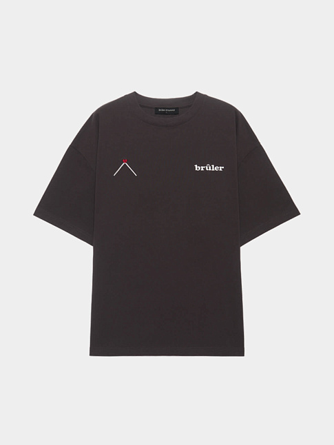 Футболка PEAU A PEAU (размер XL, цвет Темно-серый)