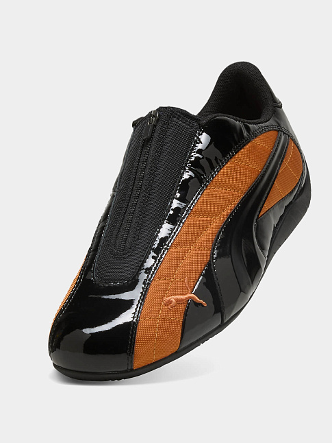 Кроссовки SPEEDCAT PLUS ZIP (размер 42 1/2, цвет Черный-Оранжевый)