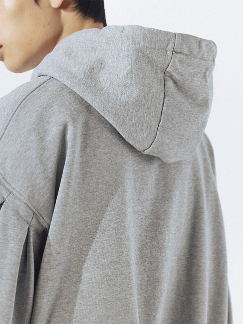 Худи DOUBLE VALLEY TUCK (размер M, цвет Серый)