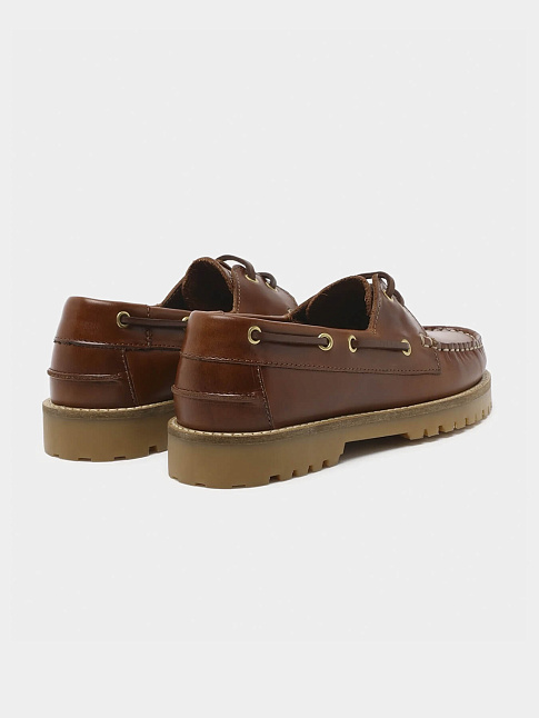 Ботинки OLLIE BOAT SHOE (размер 41, цвет Коричневый)