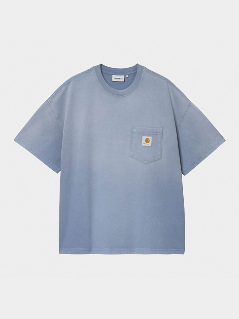 Футболка S/S HUDSON POCKET (размер M, цвет Голубой)