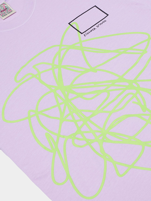 Футболка STRING CHAOS (размер M, цвет Сиреневый)
