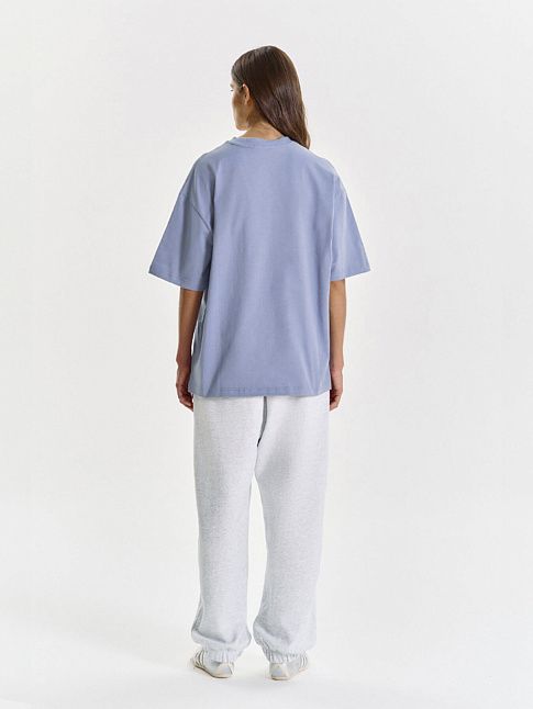 Футболка LOGO DE BASE 02 (размер XS, цвет Синий)