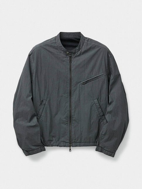 Куртка GARMENT DYED BIKER (размер M, цвет Темно-серый)