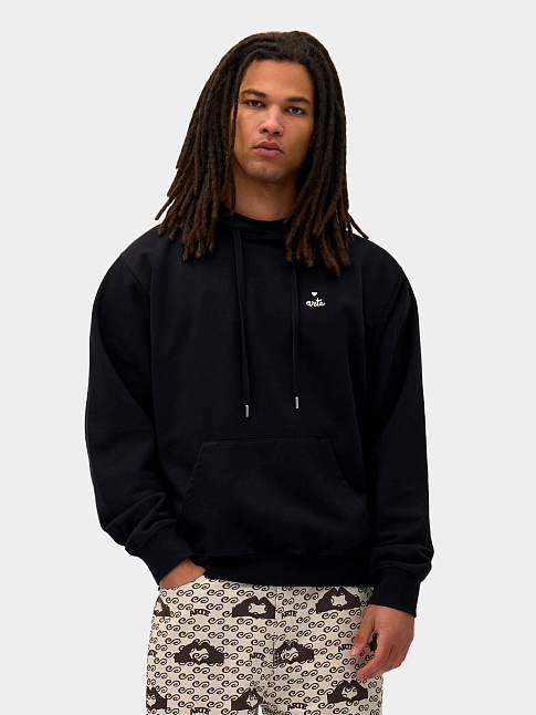 Худи HEART LOGO (размер L, цвет Черный)