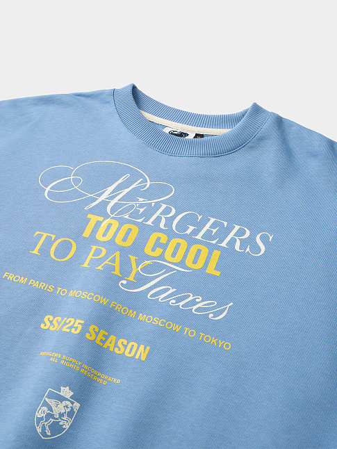 Свитшот HEAVYWEIGHT (размер L, цвет Голубой)