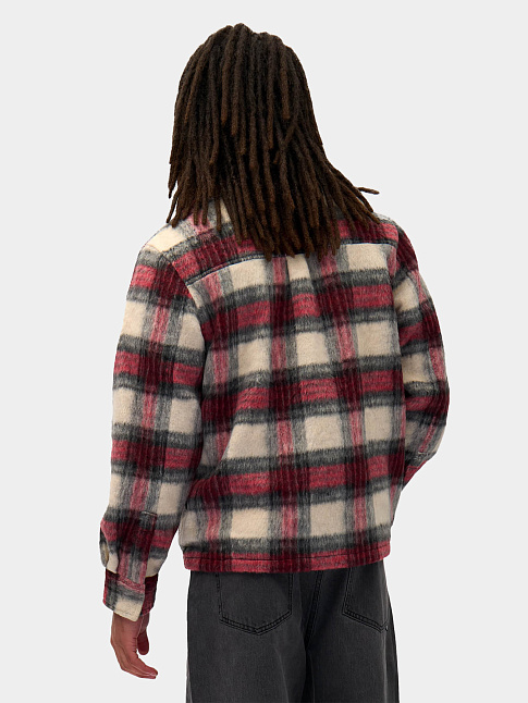 Рубашка PLAID ZIPPER (размер M, цвет Разноцветный)