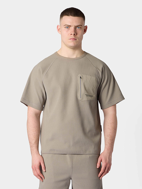 Футболка WAFFLE SS CREW (размер M, цвет Серый)