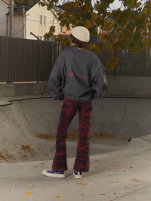 Лонгслив PRESSURE DOUBLE LAYER (размер M, цвет Серый)