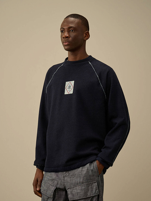 Свитшот INDIGO FLEECE VANISE LOGO (размер XXL, цвет D08)