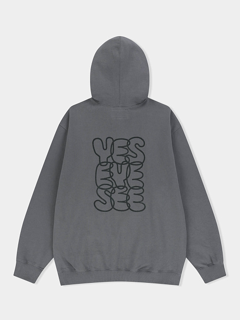 Худи C-LOGO (размер L, цвет Темно-серый)