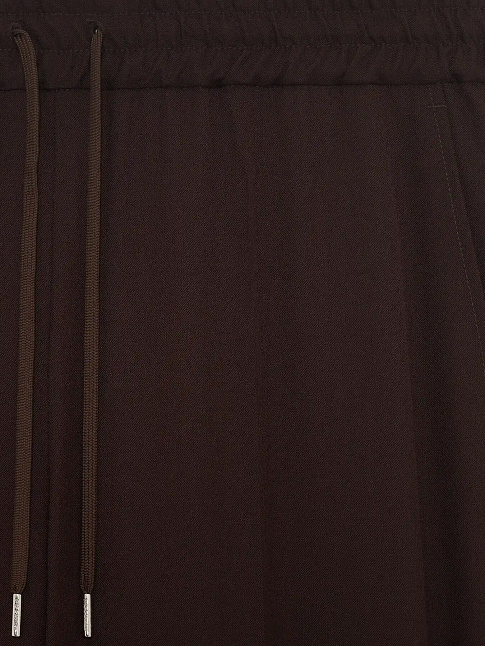 Брюки DROIT LAINE (размер XL, цвет Темно-коричневый)