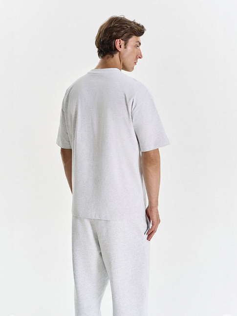 Футболка LOGO DE BASE 02 (размер L, цвет Серый)