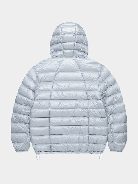 Пуховик OVAL GLOBE LIGHT WEIGHT HOODED DOWN (размер M, цвет Светло-серый)