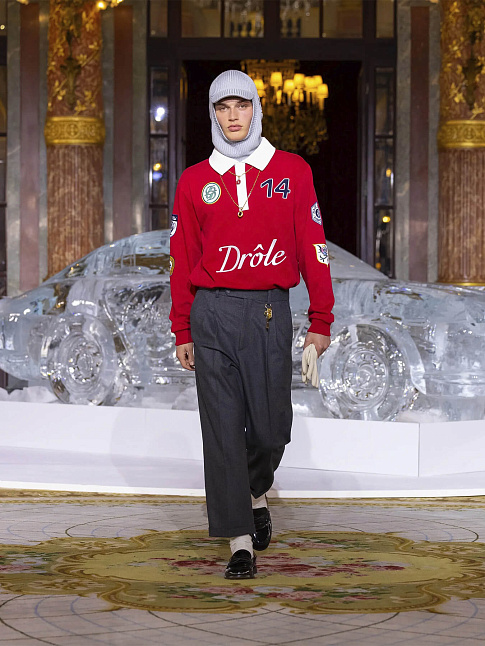 Лонгслив RACING (размер M, цвет Красный)