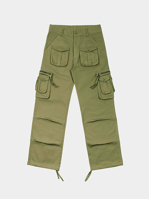 Брюки CARGO PANTS (размер XL, цвет Зеленый)