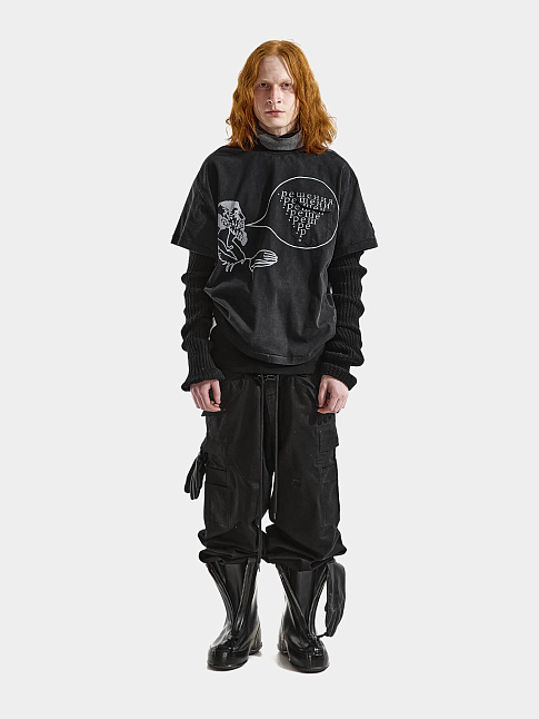 Футболка SOLSOLSOL COIN POCKET (размер M, цвет Черный)