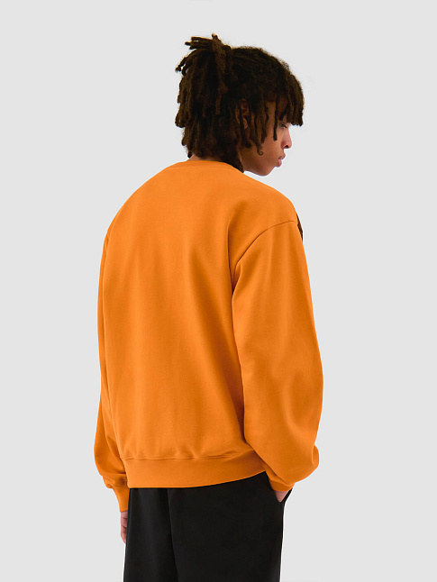 Свитшот TWO-TONE (размер 3XL, цвет Коричневый-Оранжевый)