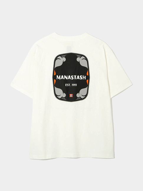 Футболка MHAK LOGO POCKET (размер M, цвет Белый)