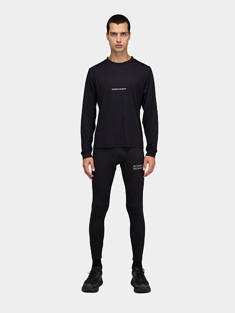 Лонгслив LINE LOGO (размер XL, цвет Черный)