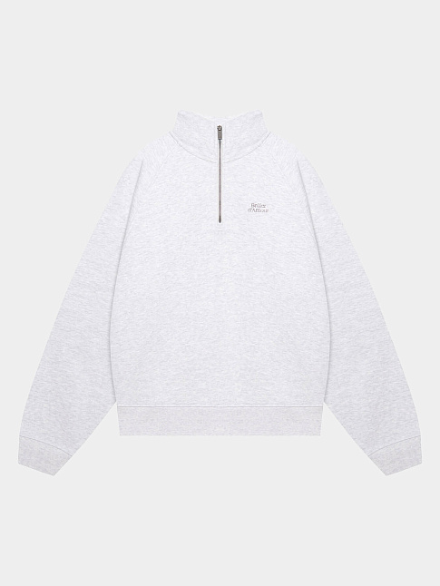 Свитшот ZIP LOGO DE BASE 01 (размер XXL, цвет Серый)