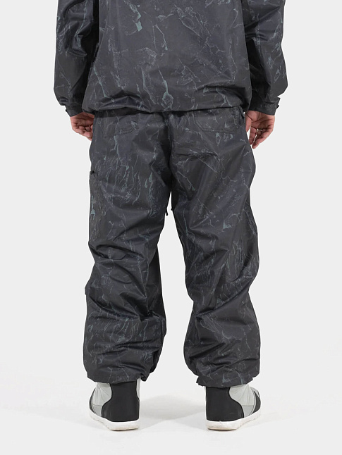 Брюки MEMBRANE 10K/10K (размер S, цвет Черный-Зеленый)