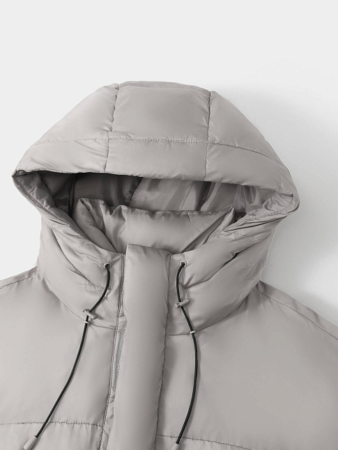 Пуховик STAR (размер L, цвет Светло-серый)