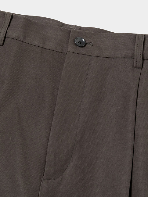 Брюки FADE CREASE HIGH-WAIST (размер L, цвет Темно-серый)