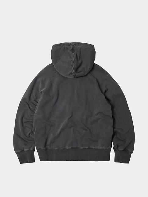 Худи OG PIGMENT DYEING ZIPUP PARKA (размер M, цвет Темно-серый)