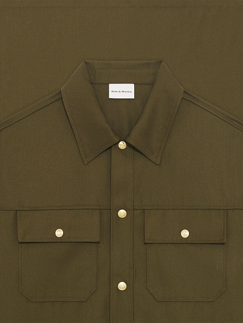 Рубашка A POCHES (размер M, цвет Зеленый)