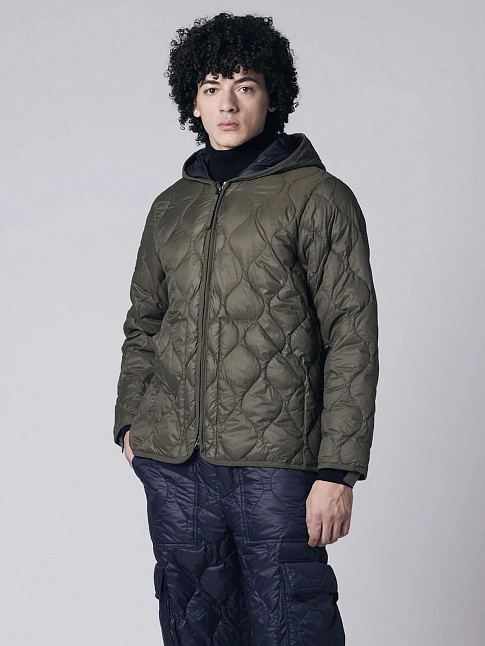 Куртка MILITARY HOOD W-ZIP (размер XL, цвет Темно-зеленый)
