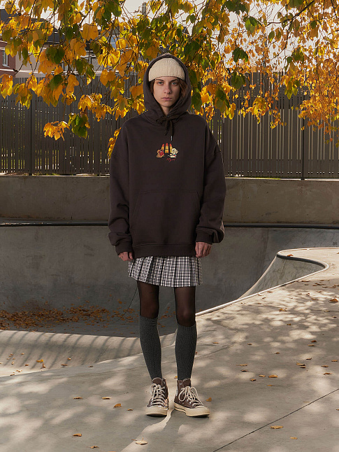 Худи SPOOKY EPISODE 2 (размер XL, цвет Коричневый)