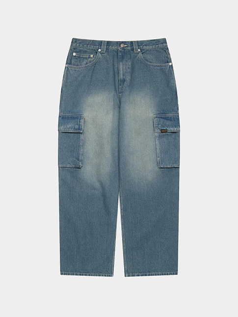 Джинсы LOOSE FIT DENIM CARGO (размер S, цвет Голубой)
