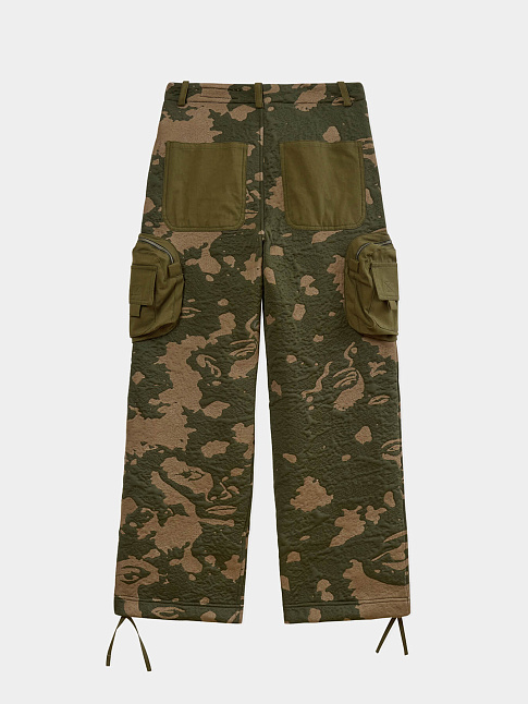 Брюки PIET COLLAB ITEM 5 3D KNIT CARGO (размер XL, цвет Зеленый)