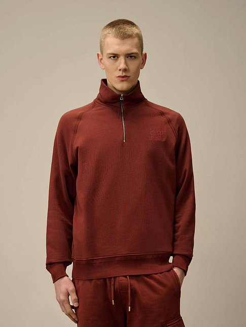 Свитшот DIAGONAL RAISED FLEECE HALF ZIP LOGO (размер L, цвет 598)