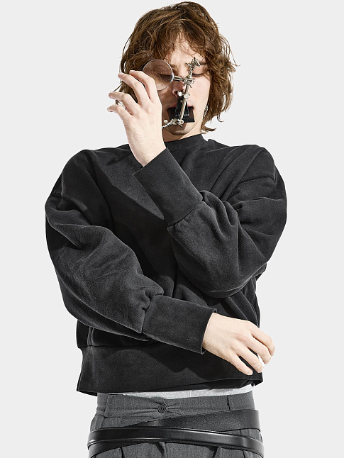 Свитшот PERFECT VINTAGE (размер L, цвет Черный)