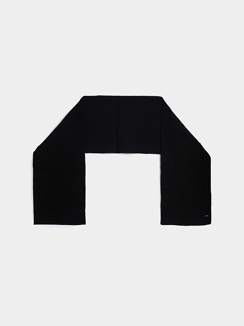 Шарф LABEL (размер one size, цвет Черный)