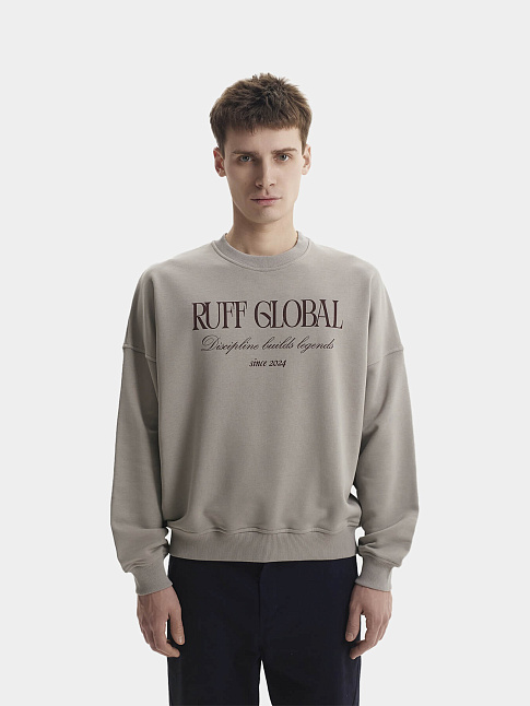 Свитшот OVERSIZED  (размер M, цвет Серый)