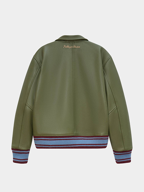 Куртка PATCHWORK FACE VARSITY (размер XL, цвет Зеленый)
