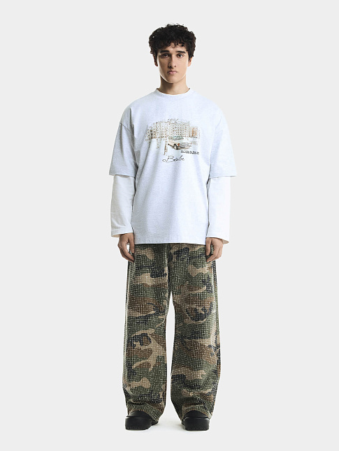 Футболка COUR DE LA MAISON (размер L, цвет Серый)