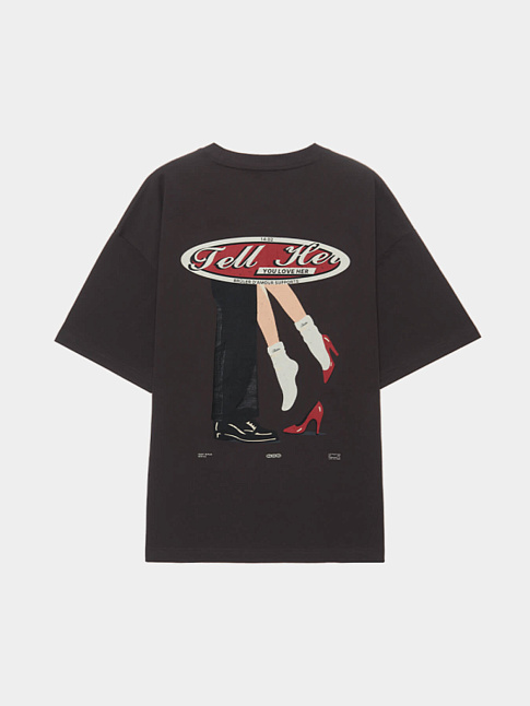 Футболка PEAU A PEAU (размер XL, цвет Темно-серый)