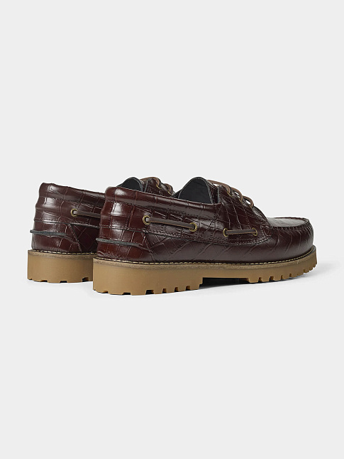 Ботинки OLLIE BOAT SHOE (размер 41, цвет Коричневый)