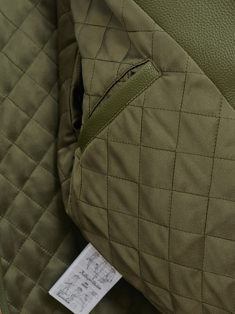 Куртка PATCHWORK FACE VARSITY (размер XL, цвет Зеленый)