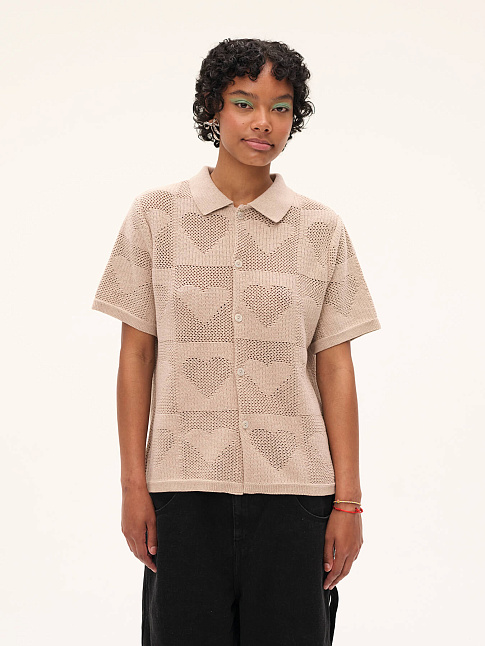 Рубашка CUPID'S NET (размер L, цвет Бежевый)