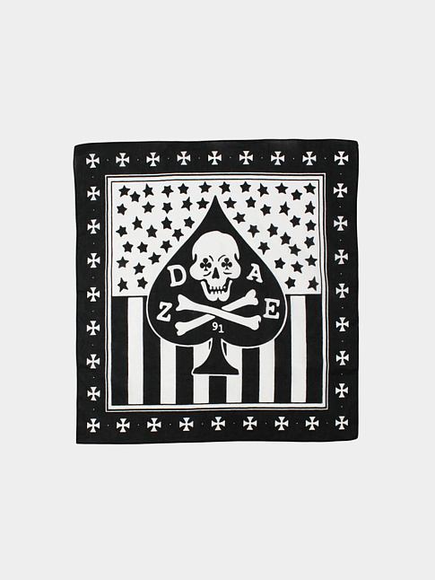 Бандана DAZE SKULL (размер one size, цвет Черный)